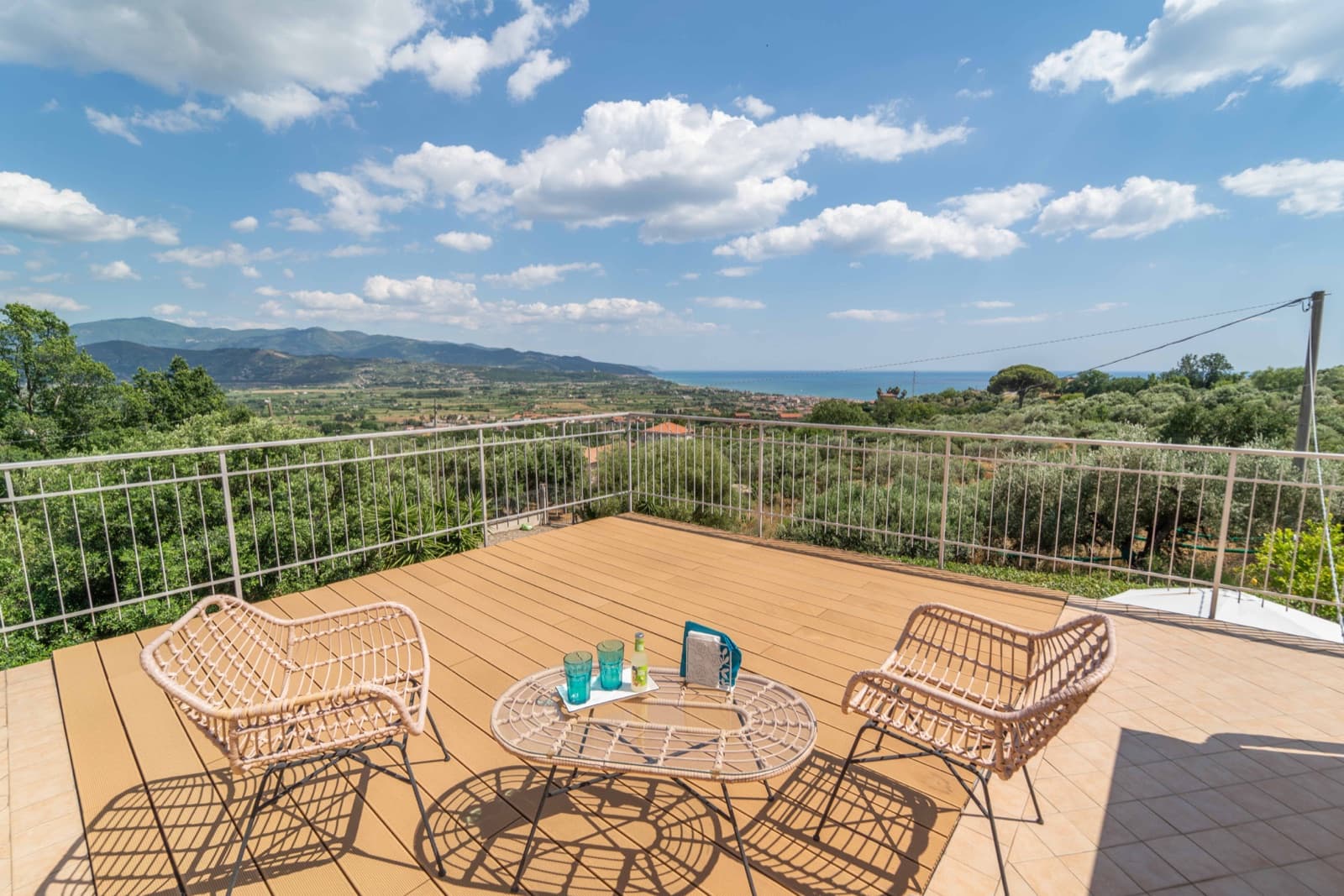 Terrazza panoramica con vista sul Golfo del Cilento